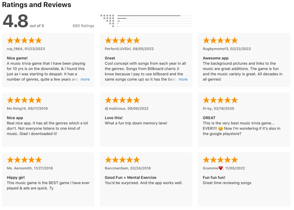 Record Clerk App Store ratings and reviews